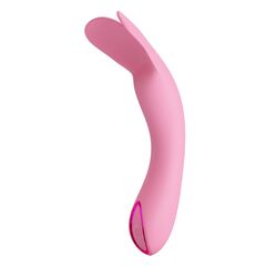 Розовый мини-вибратор DJ Cock - 13,9 см. - 