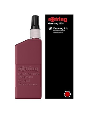 Тушь Rotring для черчения, 23 ml, Red (S0216040)