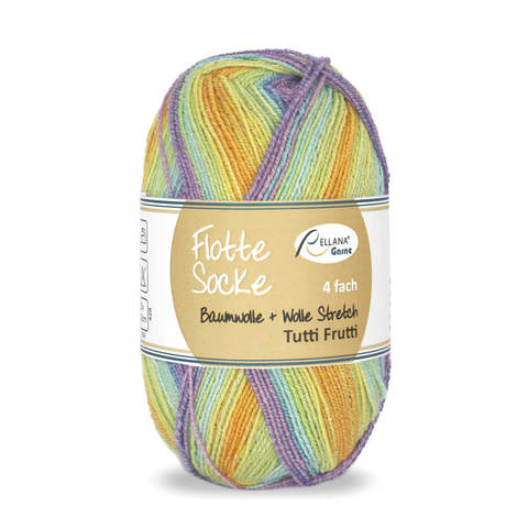 Flotte Socke Baumwolle Stretch Tutti Frutti 1412
