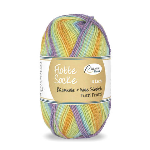 Flotte Socke Baumwolle Stretch Tutti Frutti 1412