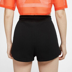 Женские теннисные шорты Nike Sportswear Essential Short French Terry W - black/white