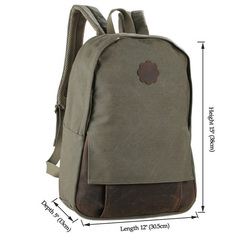 Рюкзак из ткани и кожи River 9004