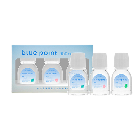 Освежающий ополаскиватель для рта с гиалуроновой кислотой BLUE POINT 85 мл*3 флакона