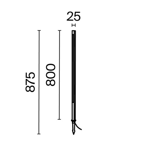 Ландшафтный светильник Maytoni Pole O440FL-L12GF3K