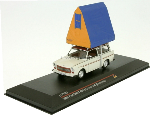 Trabant 601S Limousine Camping light grey 1980 IST188R IST Models 1:43