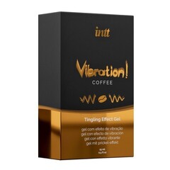 Coffee - Жидкий интимный гель с эффектом вибрации, 15 мл