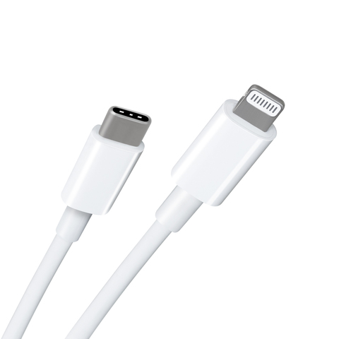 Кабель Type-C (USB-C) - Lightning с быстрой зарядкой 1м (100 см) Original (Белый)