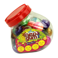 Жвачка для рук Neogum (Неогам)  в банке, 35 г, 30 шт в ассортименте