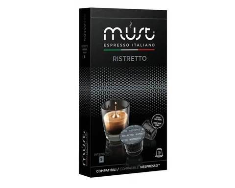 Кофе в капсулах Must Ristretto, 10 капсул для кофемашин Nespresso
