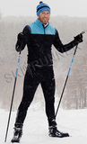Элитный утеплённый лыжный костюм Nordski Pro Breeze-Black мужской
