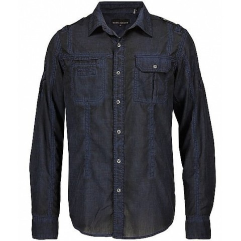 Affliction | Рубашка мужская Redemption Black Premium 10WV494B перед