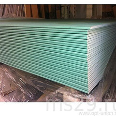 Гипсокартон КНАУФ. ГКЛВ 9.5*1200*2500.