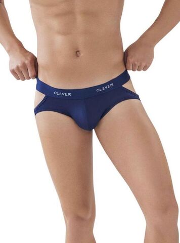 Темно-синие мужские трусы-джоки Venture Jockstrap - Clever Masculine Underwear 087908