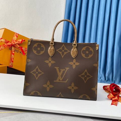 Сумка Louis Vuitton Onthego коричневый/бежевый