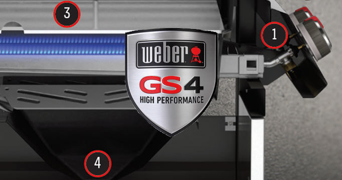 Гриль газовый Weber GENESIS II E-310 GBS, черный