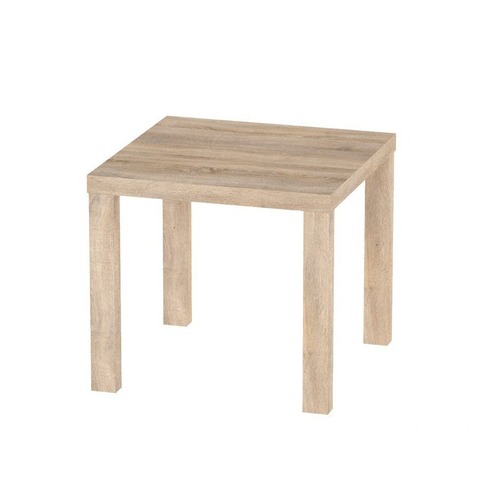 Журнальный столик ЭНКЕЛЬ 50, 50*50*45 см, дуб беленый