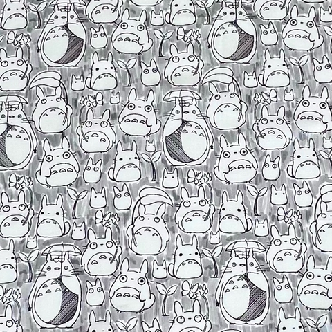 ПРЕДЗАКАЗ, ТОТОРО, СЕРЫЙ, 100% хлопок