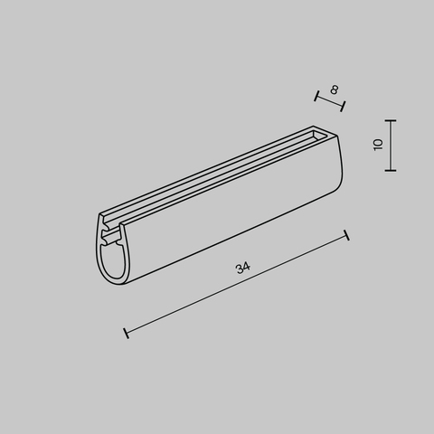 Комплектующие для текстильной подвесной системы Maytoni Accessories for system parity TRA130BEC-B