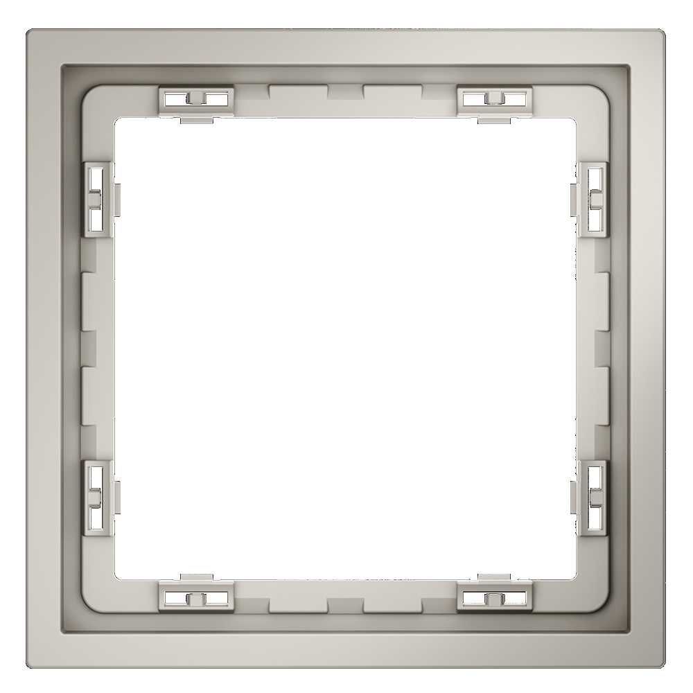 Рамка пластиковая Voltum S70 на 1 пост, (кашемир) VLS100103