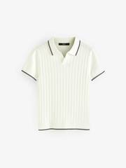 Поло для мальчика Next 512-319, Молочный
