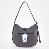 Сумка Саломея 328 македония серый + черный