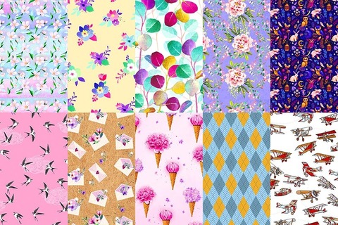 Упаковочная бумага,  Ассорти, 0,7*1 м, 1 лист Упаковочная бумага,  Ассорти, 0,7*1 м, 1 лист