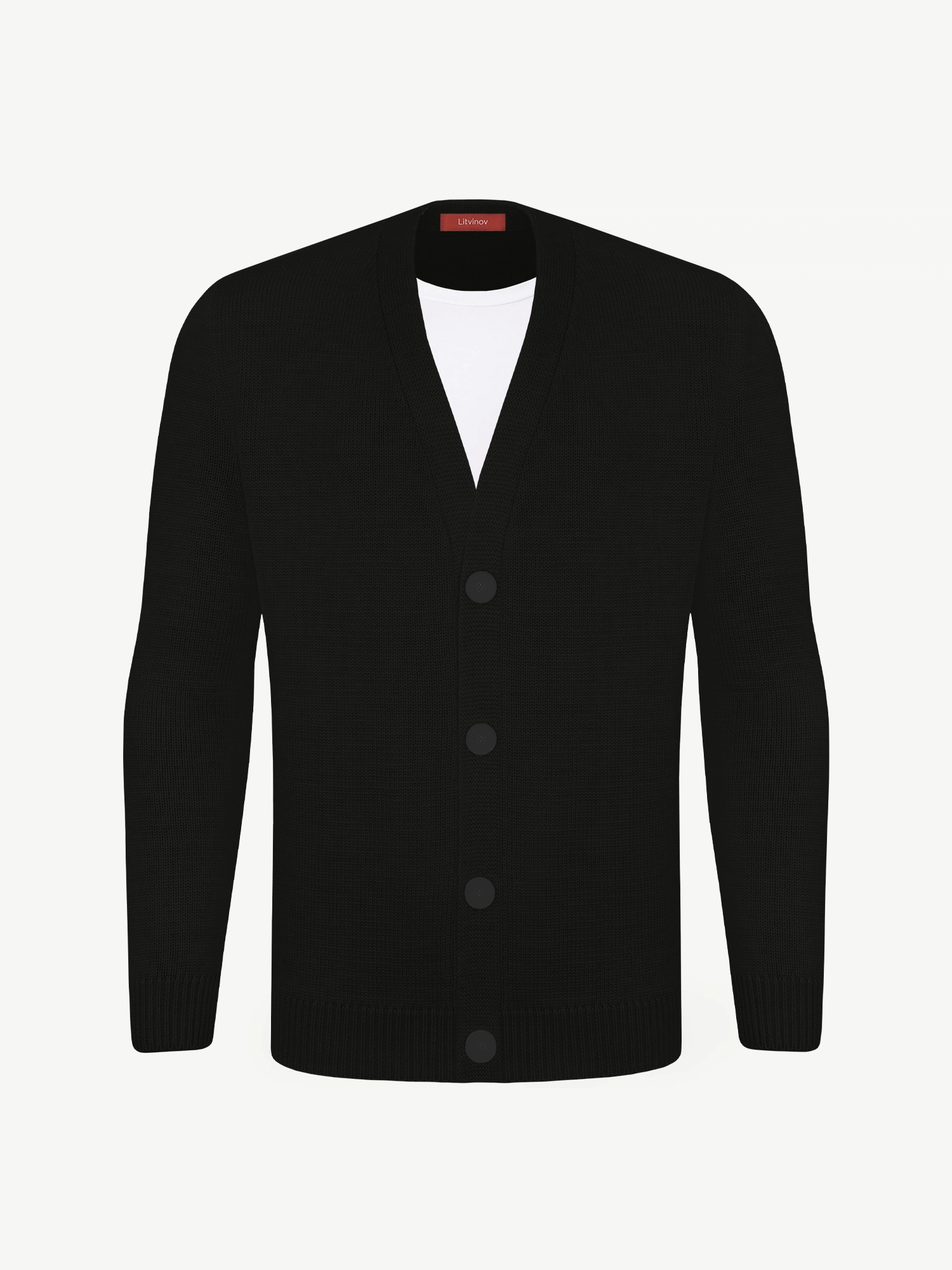 Кардиган с пуговицами из экохлопка