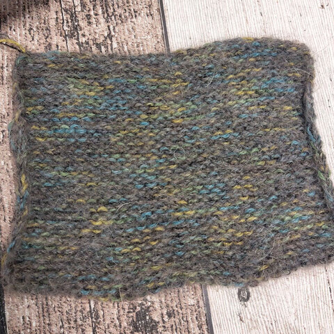 Смотка с кидмохером и альпакой 310 серо-зеленый