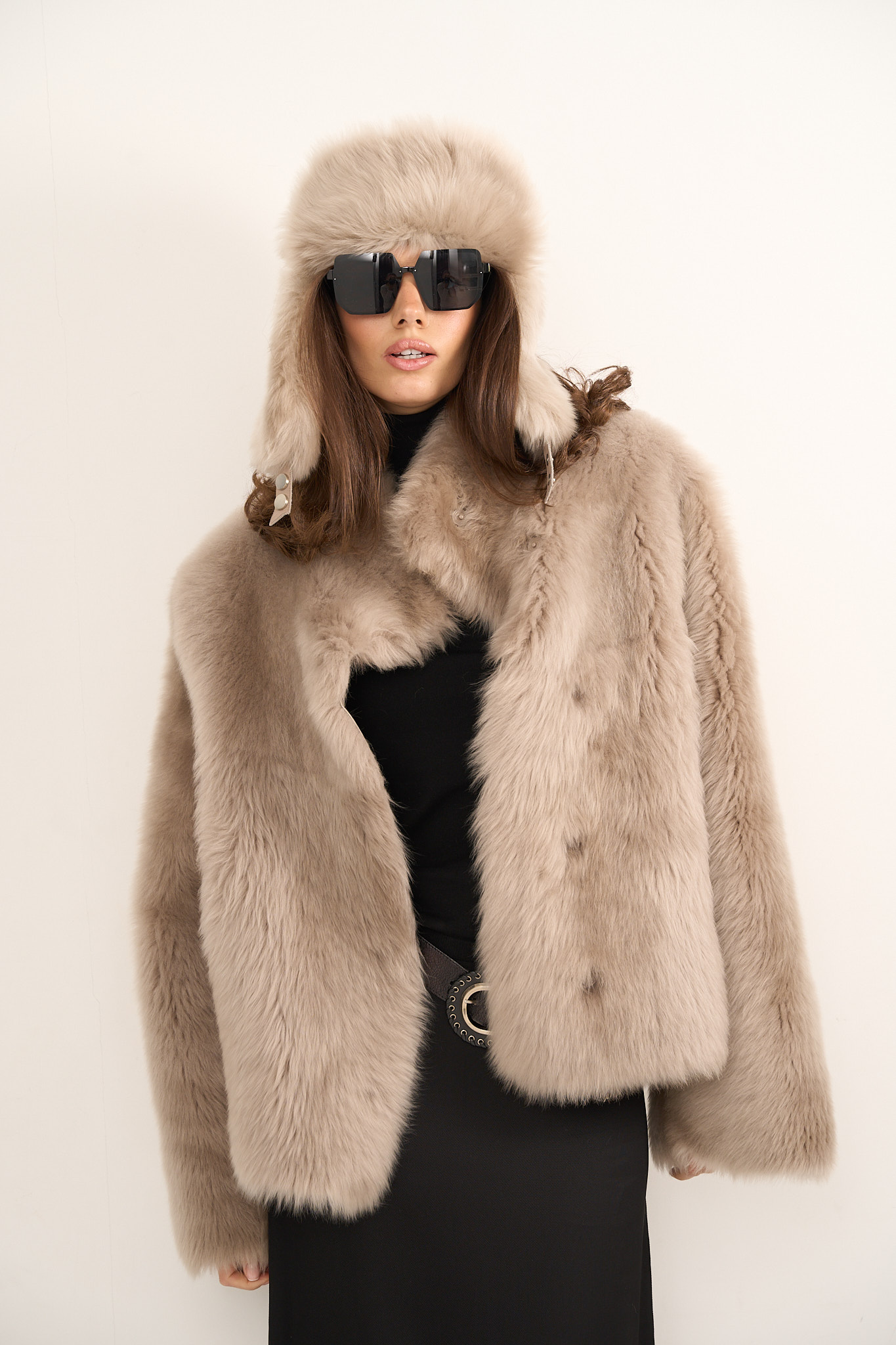 Двусторонняя куртка-дубленка Marilyn