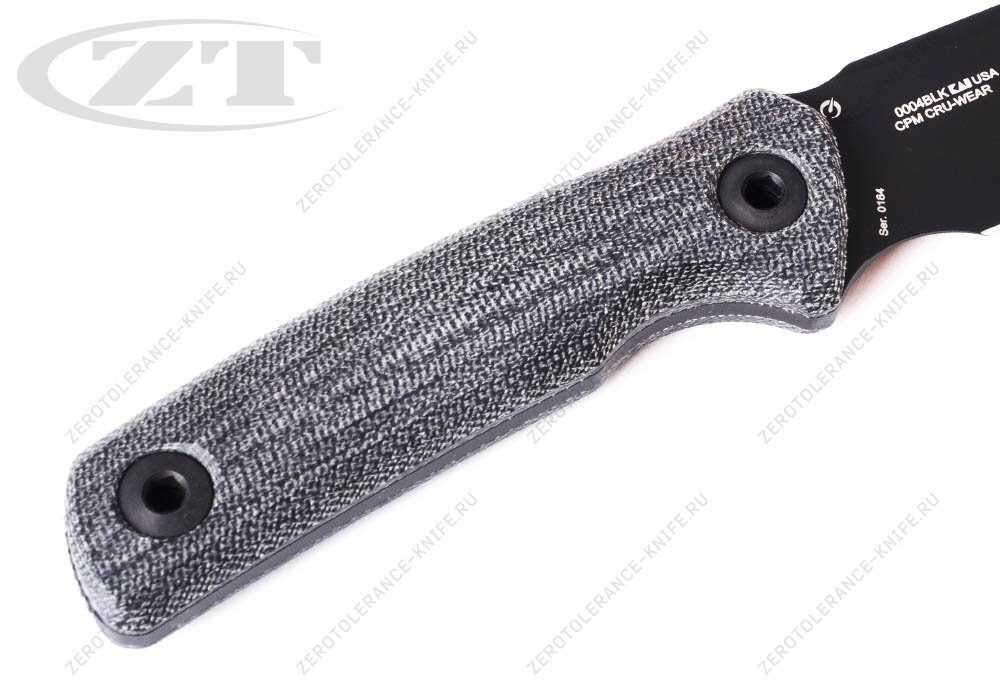Нож Zero Tolerance 0004BLK CPM Cru-Wear FIXED - фотография 