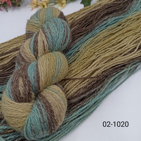 Дундага 6/2 шерсть секционного окрашивания 02-1020