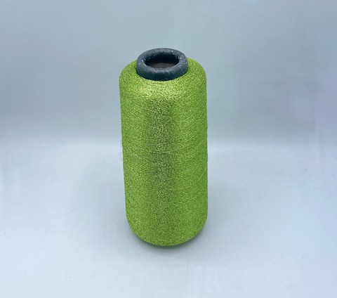 Sinflex (пр.Италия),F180 7500м / 100 гр.  60% вискоза, 40% люрекс , цвет-Зеленое яблоко(420), арт.36790