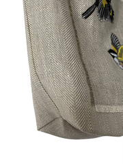 Сумка-шоппер льняная с вышивкой 