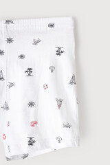 трусы/ уп  для мальчика  КБ 1912-2уп/белый,дымчато-синий,акулы