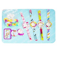 
          Набор для создания украшений-бусины Alingar, 270х220х50мм, "Часы", часы, 4 ремня, 4 смен.блока, замки,бусины, 1х0,45м резинка, карт. уп.