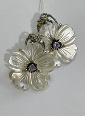 Мелисса (серьги из серебра)