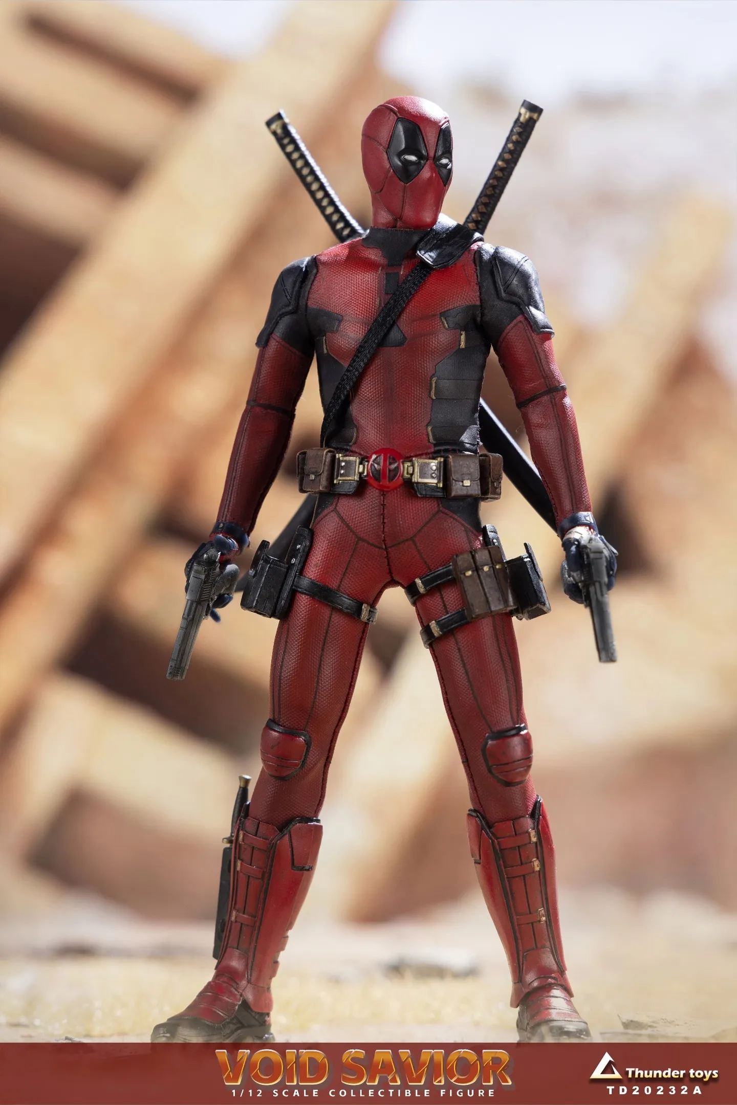 Фигурки Дэдпул и Росомаха из фильма Deadpool & Wolverine 1/12