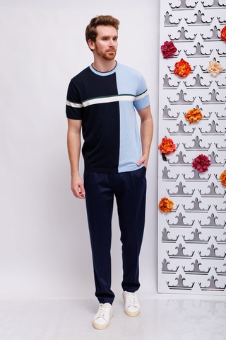 Liu Jo Джемпер хлопковый с геометрическим узором