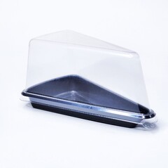 Пластиковый треугольный контейнер 13х7х8