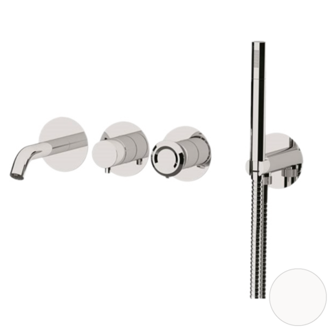 Remer ET53D2PWBBO Смеситель для ванны Remer Element ET53D2PWBBO, белый матовый