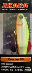 Воблер Akara раттлин Crucian 60 мм 15 гр. (8/15 oz 2,4 in) A125