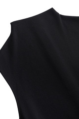 Топ с горлом TANZANIA Чёрный