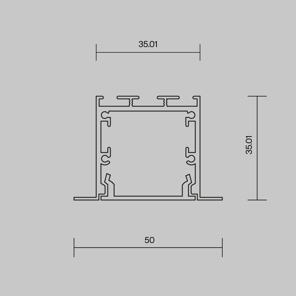 Алюминиевый профиль встраиваемый Maytoni Led Strip 632012