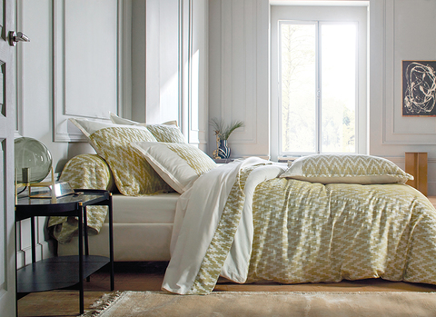 Постельное белье 2 спальное евро Blanc des Vosges Decor Tilleul