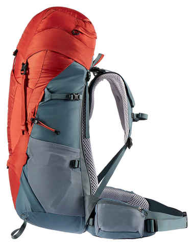 Картинка рюкзак туристический Deuter Aircontact Lite 45+10 SL paprika-teal - 7