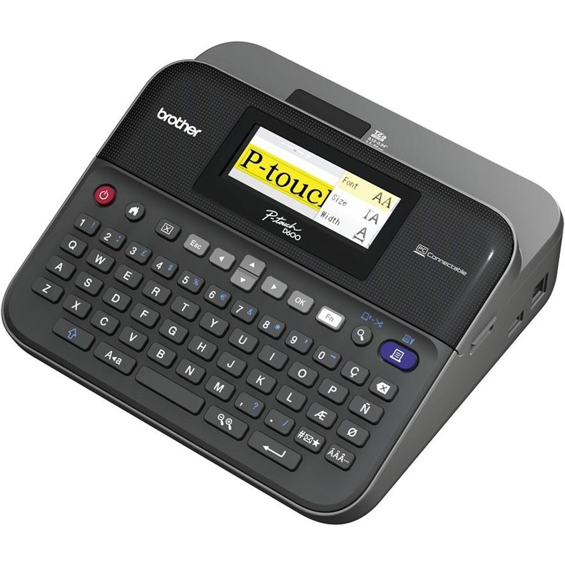 Принтер этикеток brother pt. Brother p-Touch pt-d600vp. Принтер brother pt-d600vp. Принтер наклеек brother pt-d600vp. Brother pt-d600vp (ptd600vpr1).