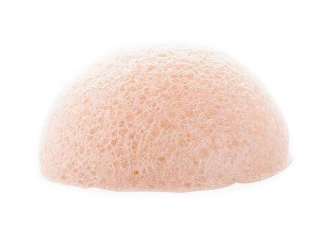 Спонж Конняку для умывания лица с экстрактом листьев сакуры