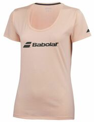 Женская теннисная футболка Babolat Exercise Tee Women - tropical peach