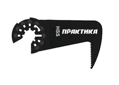 Насадка для МФИ ПРАКТИКА режущая L-образная, HCS, по дереву, 28 мм, мелкий зуб для фигурно (918-337)