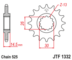 Звезда JT JTF1332